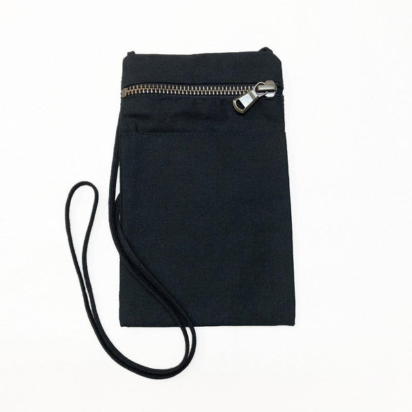 Facemask Holder Plain Black